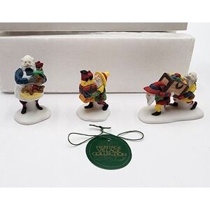 Department 56 Heritage Village Collection Toymaker Elves Set 3 Porcelain 5602-2